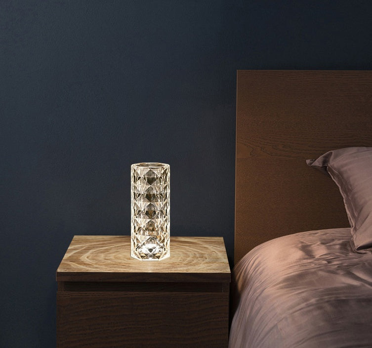 Nordic Crystal Glow USB Touch Lamp