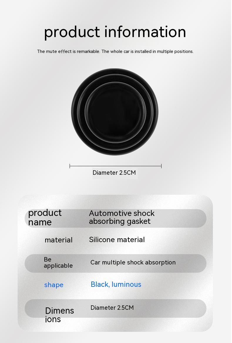 Soundproof Anti-collision Absorber