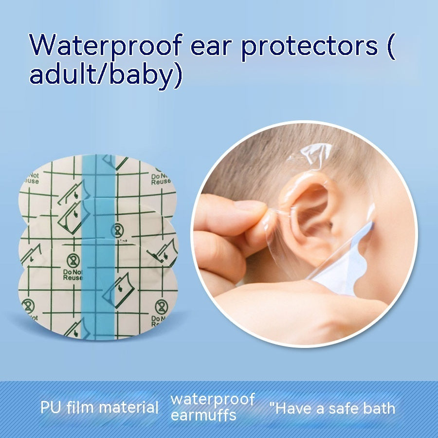 Film Waterproof Baby Bath Ear Patch