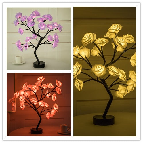 Rose Blossom LED USB Table Lamp