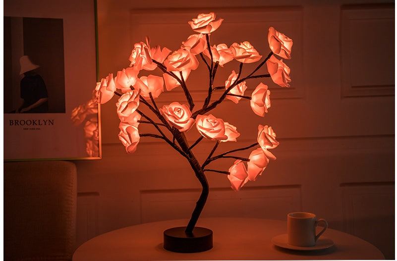 Rose Blossom LED USB Table Lamp