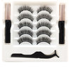 5 Pairs Long Lasting, Water Proof Eyelash & Eyeliner