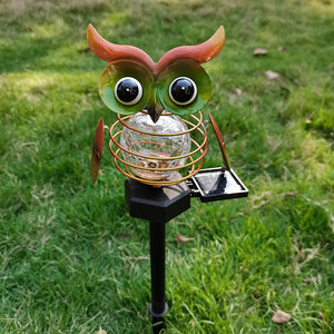 Solar Radiance Owl Pathway Light