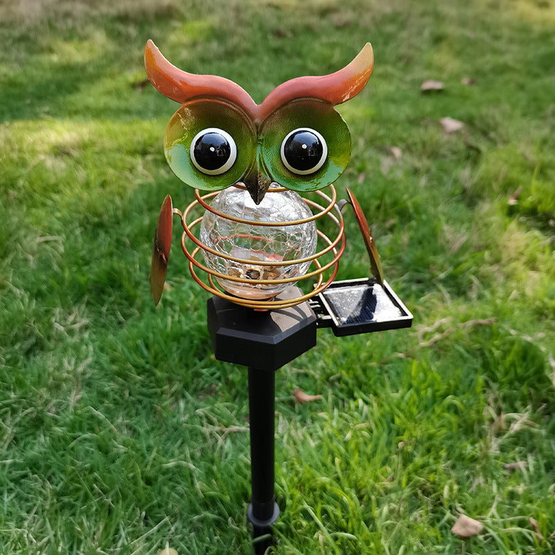 Solar Radiance Owl Pathway Light