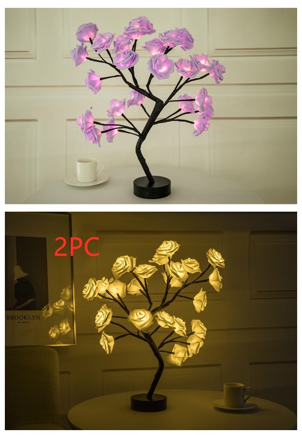 Rose Blossom LED USB Table Lamp