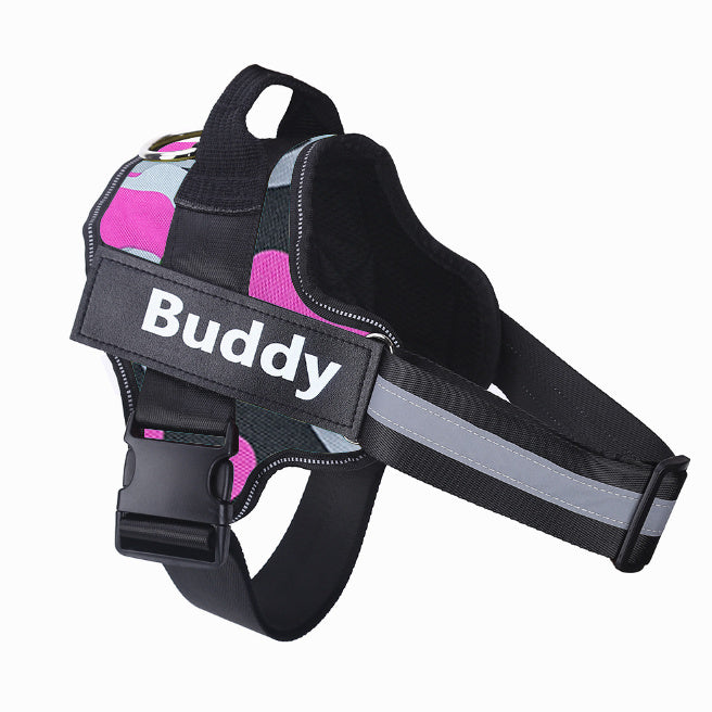 Custom No-Pull Reflective Dog Harness