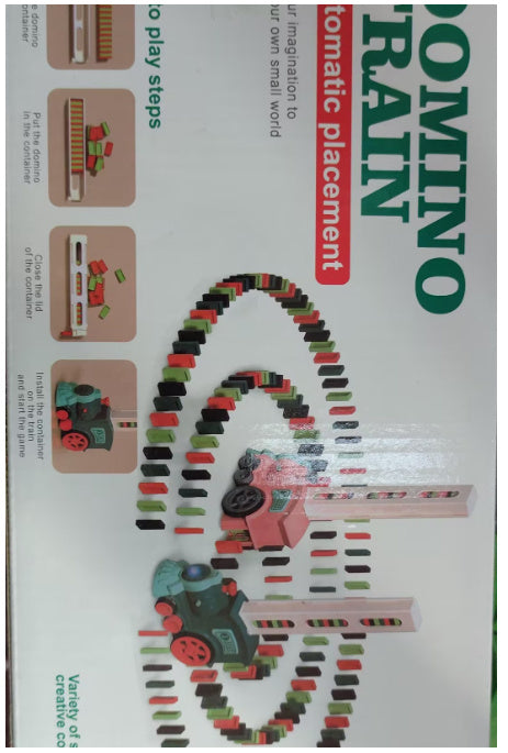 Auto-Release Electric Train & Block Puzzle Set