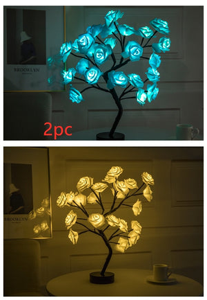 Rose Blossom LED USB Table Lamp