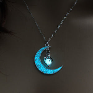 Glowing Silver Plated Necklace