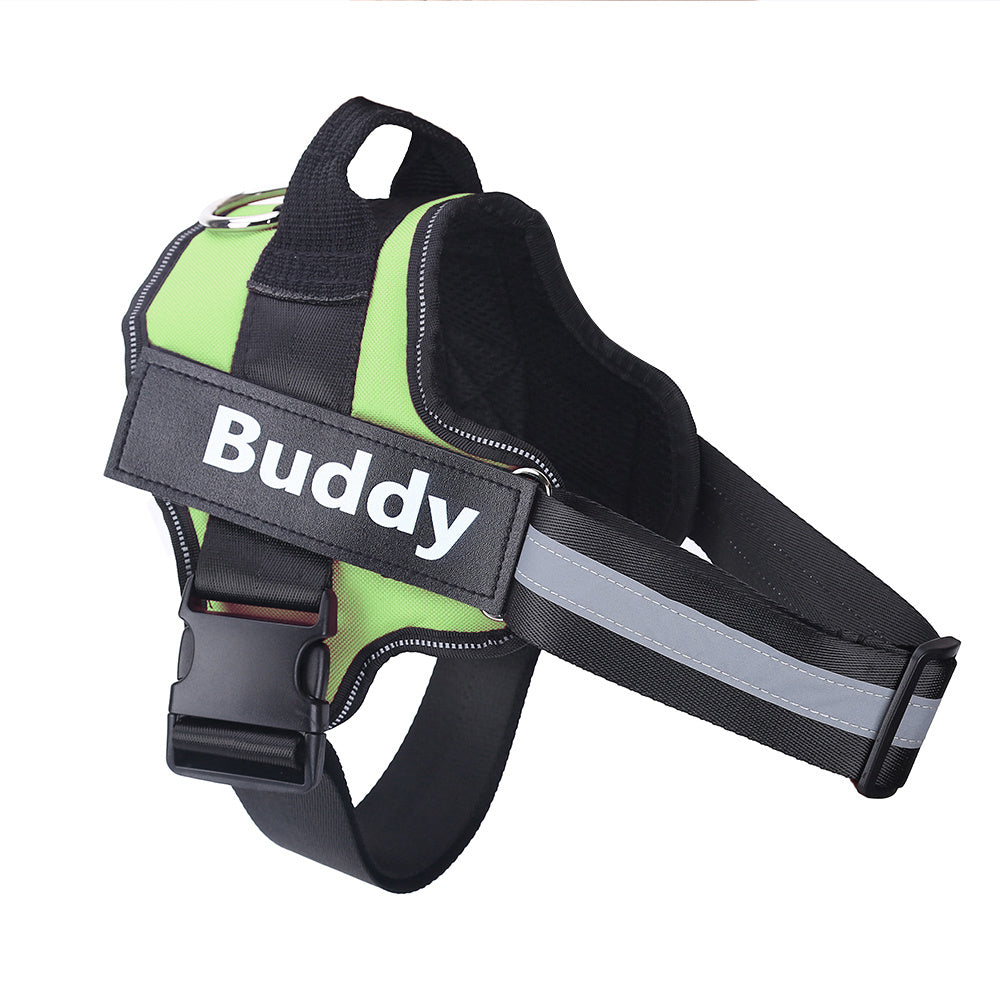 Custom No-Pull Reflective Dog Harness