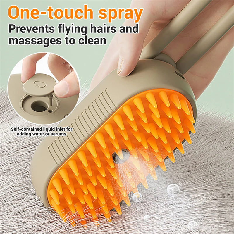 3 In 1 Electric Steam Pet Hair Brush