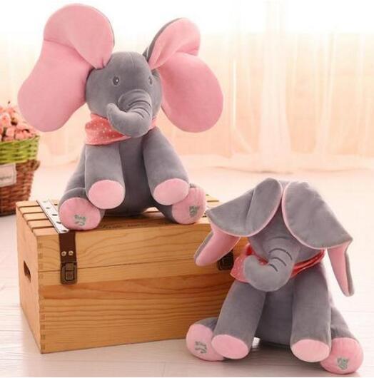 Peek-A-Boo Interactive Elephant Plush Toy