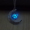 Glowing Silver Plated Necklace