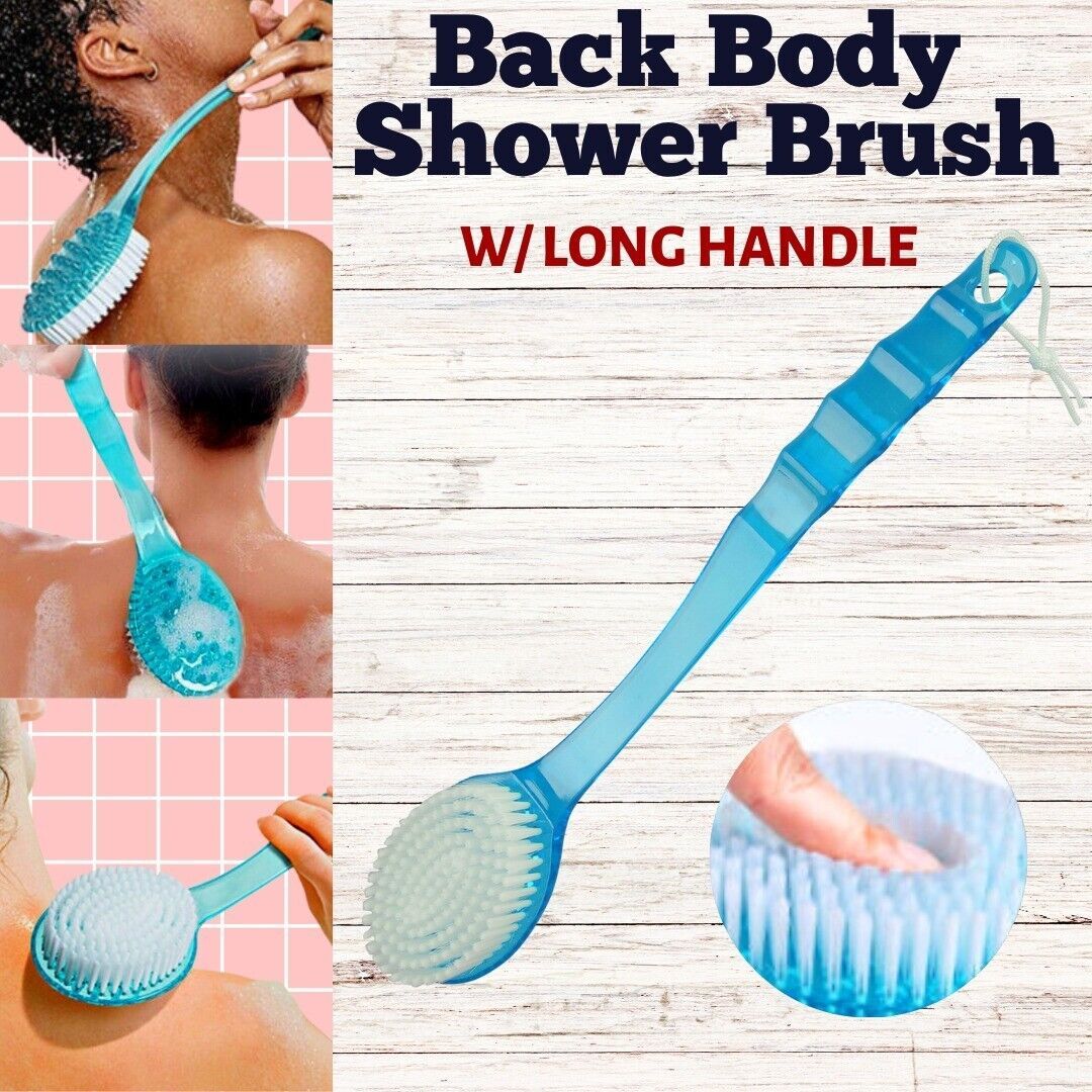 LuxiGlow Long Handle Bath Brush