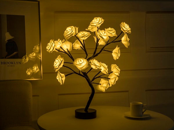 Rose Blossom LED USB Table Lamp