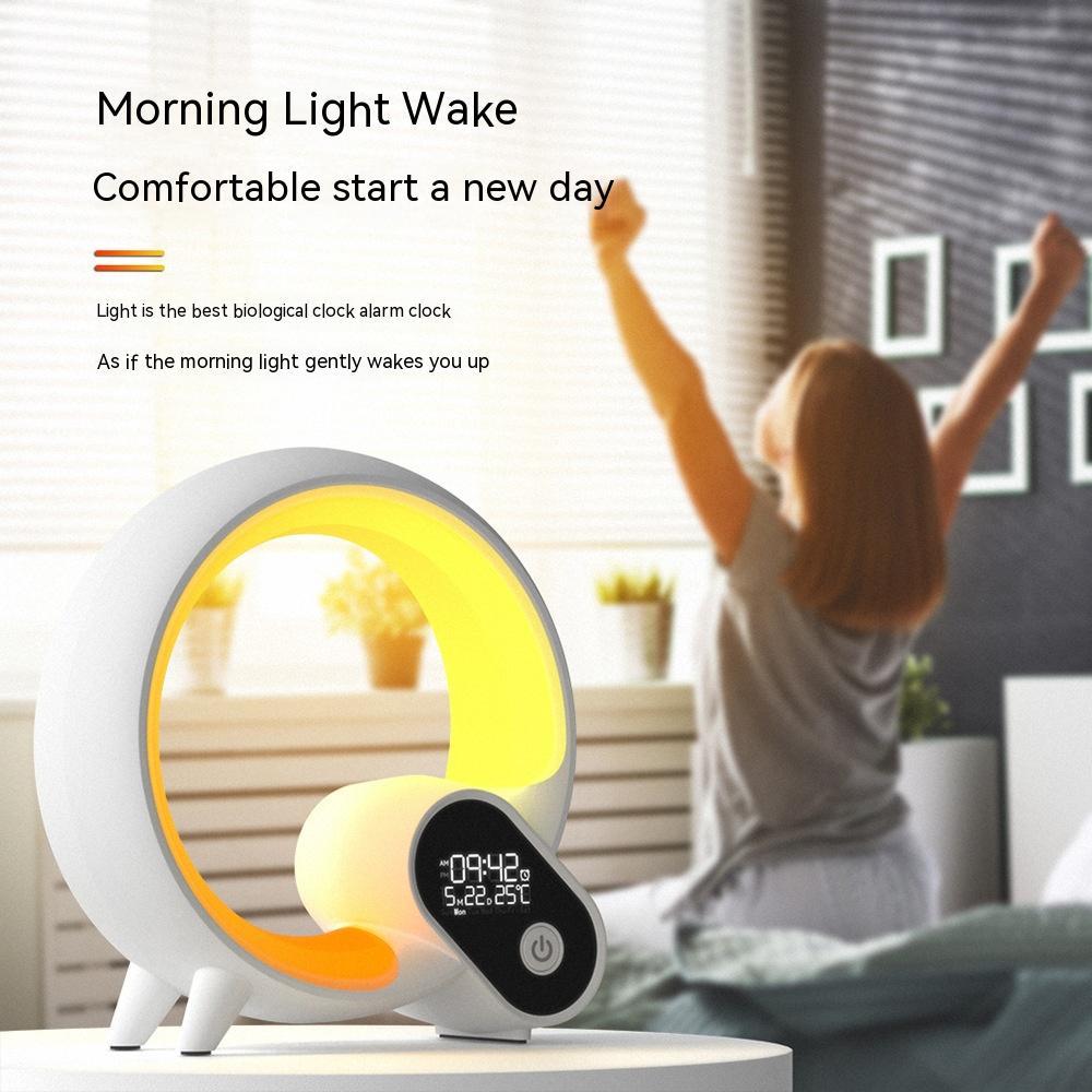 Q-Lux Dawn: Smart Light & Sound Alarm Clock