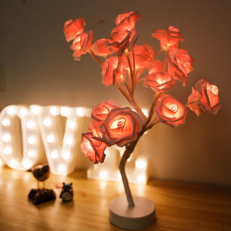 Rose Blossom LED USB Table Lamp