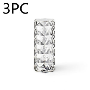 Nordic Crystal Glow USB Touch Lamp