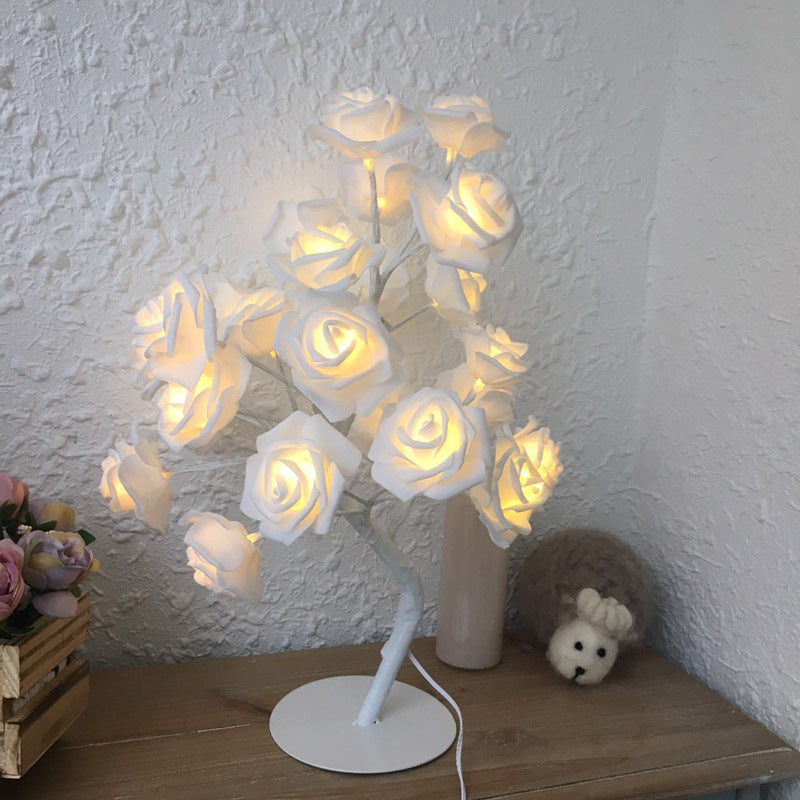 Rose Blossom LED USB Table Lamp