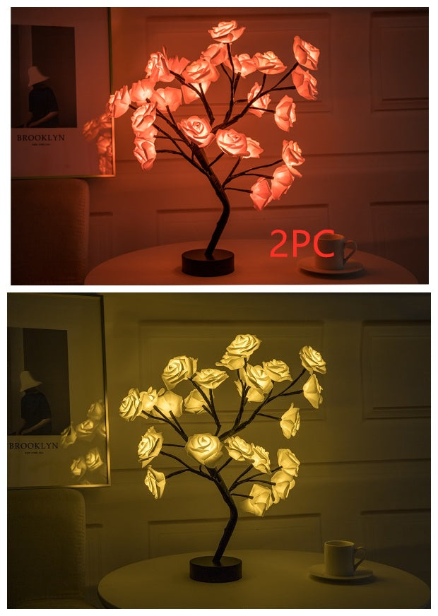 Rose Blossom LED USB Table Lamp