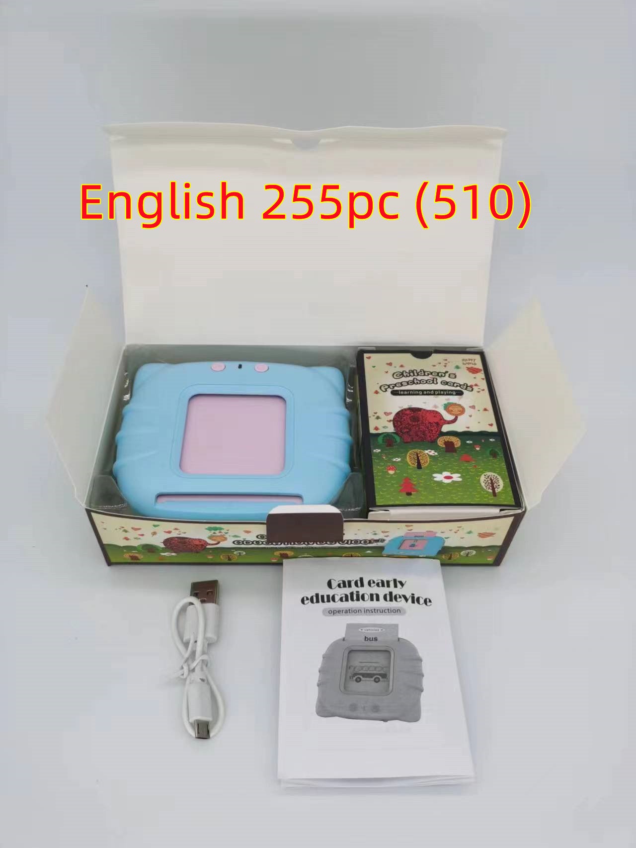 EduSpark Kids' English Learning Card