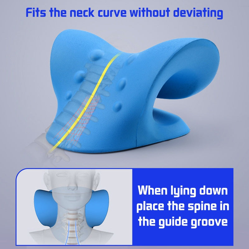 Neck & Shoulder Traction Massage Pillow