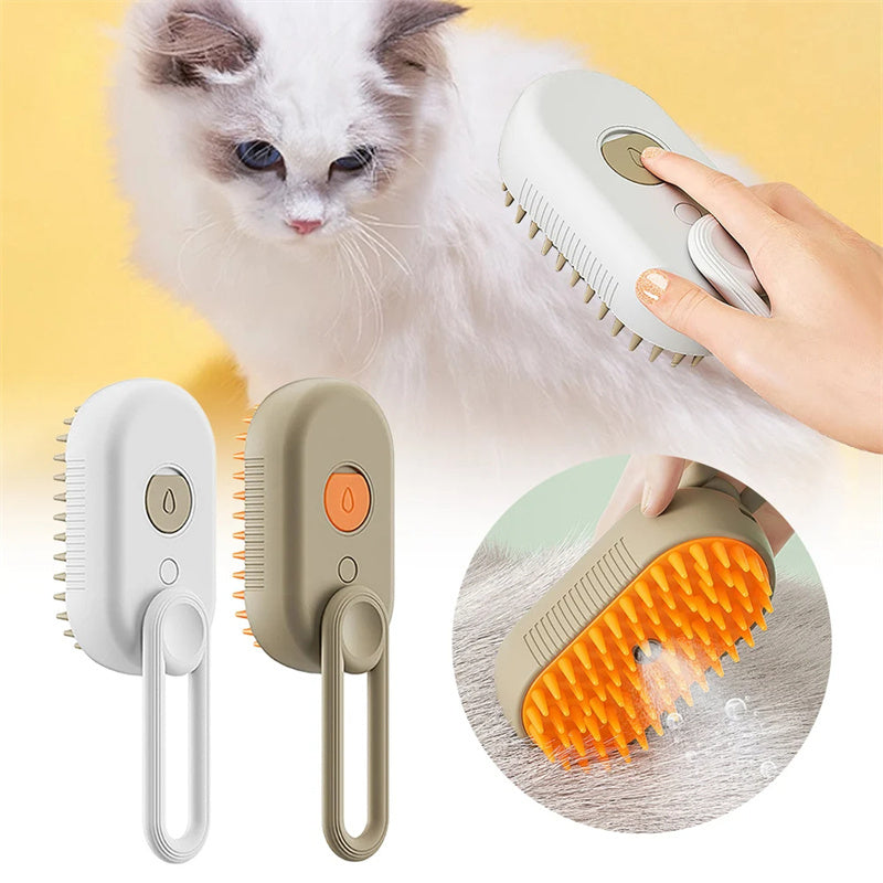 3 In 1 Electric Steam Pet Hair Brush