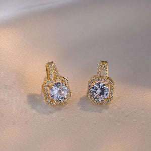 Zircon Gem Gold Jewelry Set