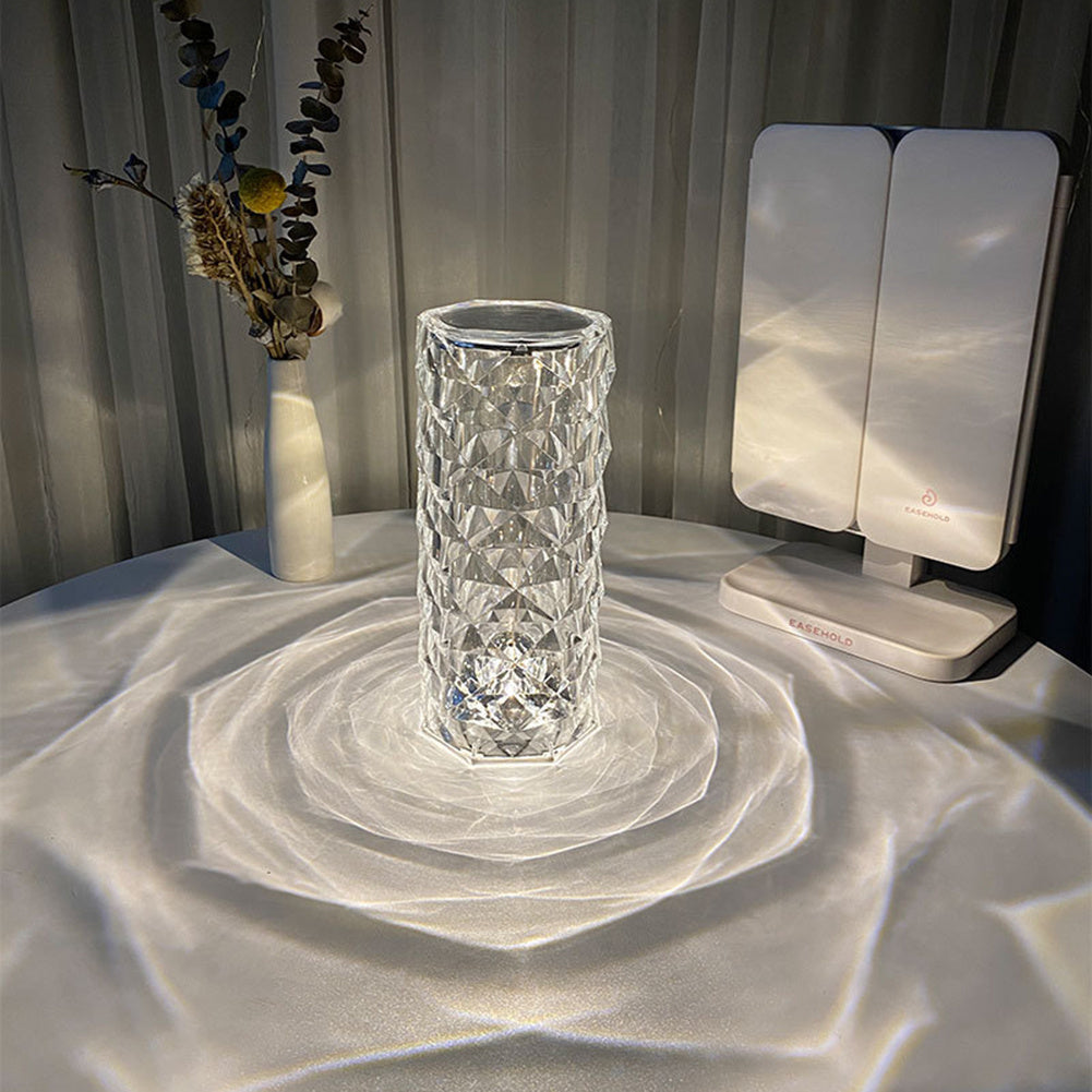 Nordic Crystal Glow USB Touch Lamp