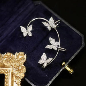 Butterfly Elegance Ear Clip Earrings