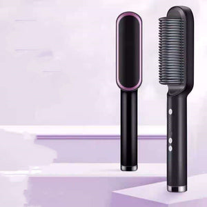 Dual-Function Hot Comb & Curling Tong