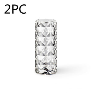 Nordic Crystal Glow USB Touch Lamp