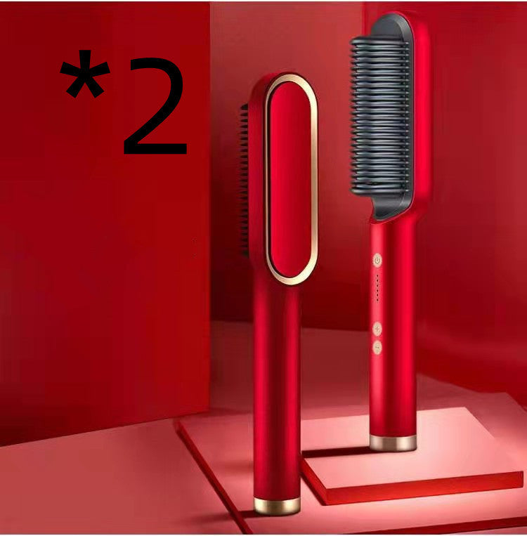 Dual-Function Hot Comb & Curling Tong