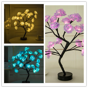 Rose Blossom LED USB Table Lamp