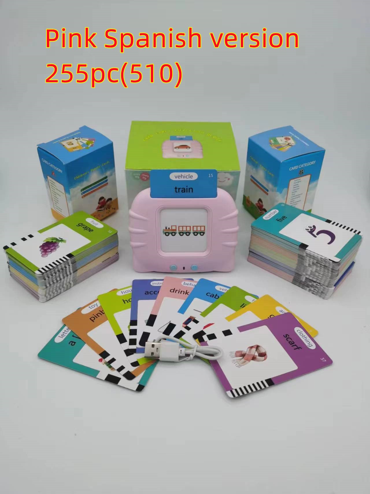 EduSpark Kids' English Learning Card