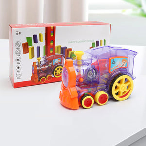 Auto-Release Electric Train & Block Puzzle Set