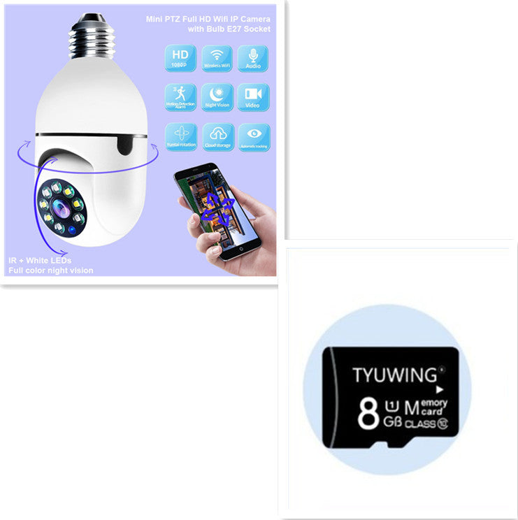 1080P WiFi Bulb Camera with 4X Zoom