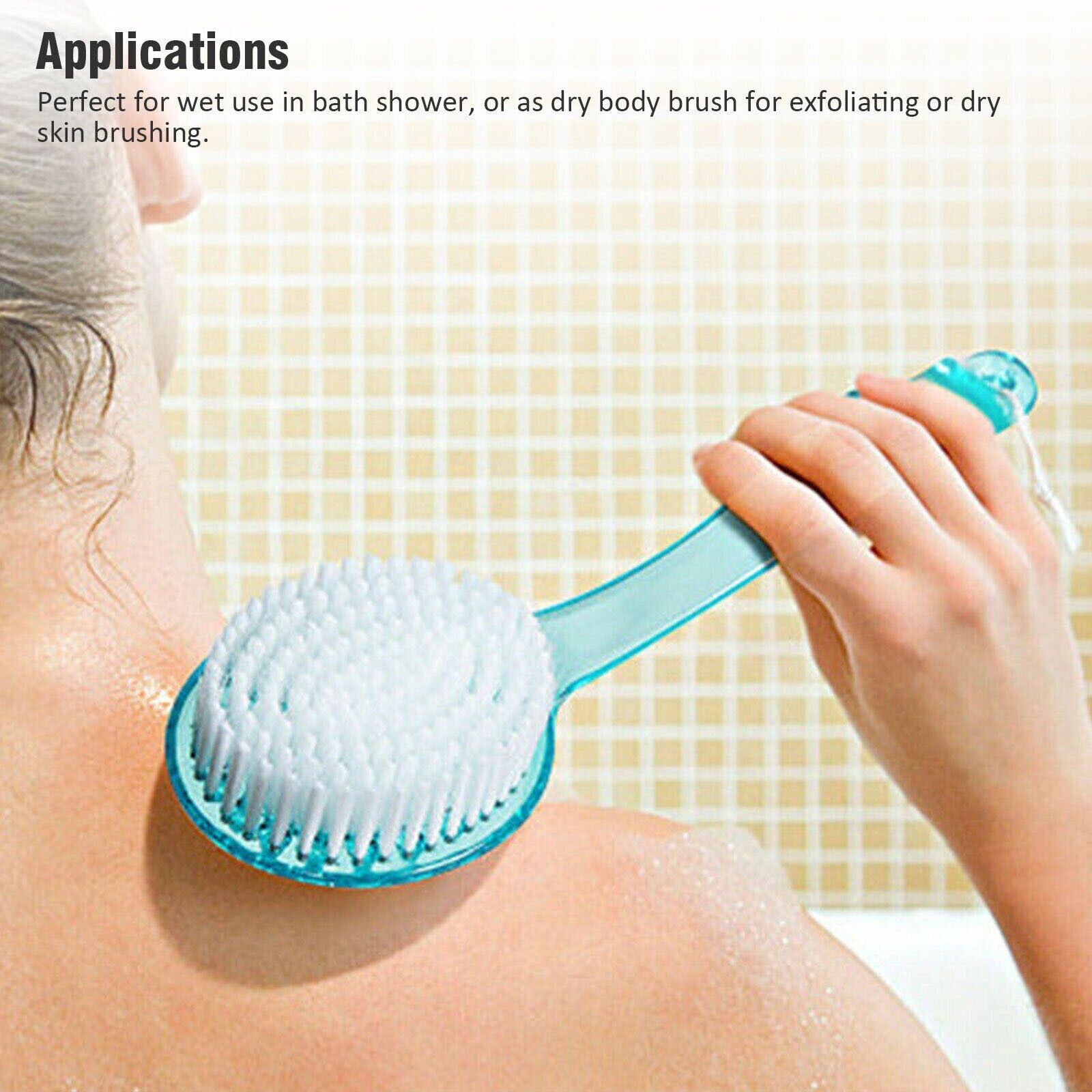 LuxiGlow Long Handle Bath Brush