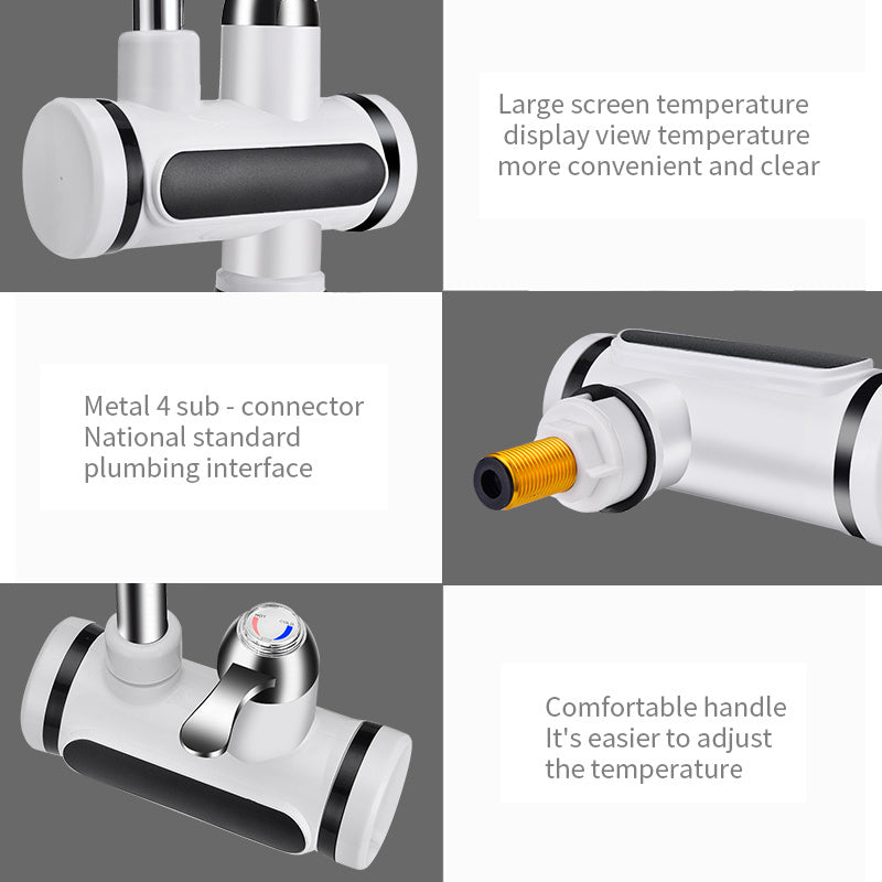 Electric Faucet Water Heater with Temperature Display