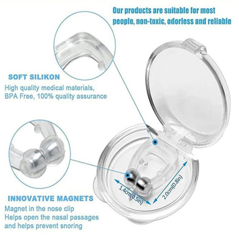 Silicone Magnetic Anti-Snoring Sleep Aid