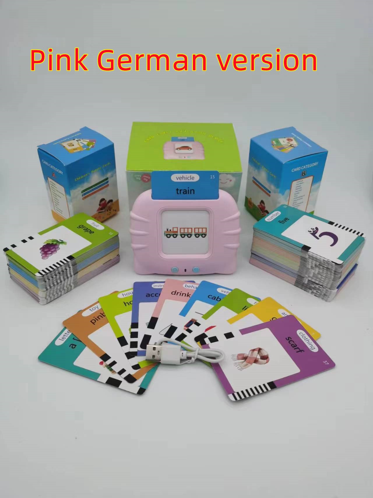 EduSpark Kids' English Learning Card