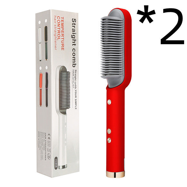 Dual-Function Hot Comb & Curling Tong