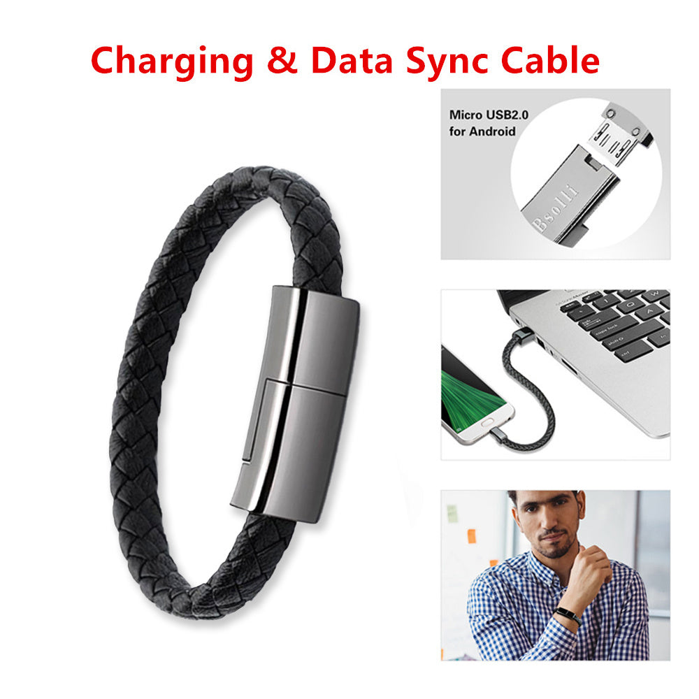 Multi-Function Bracelet USB Charger Cable