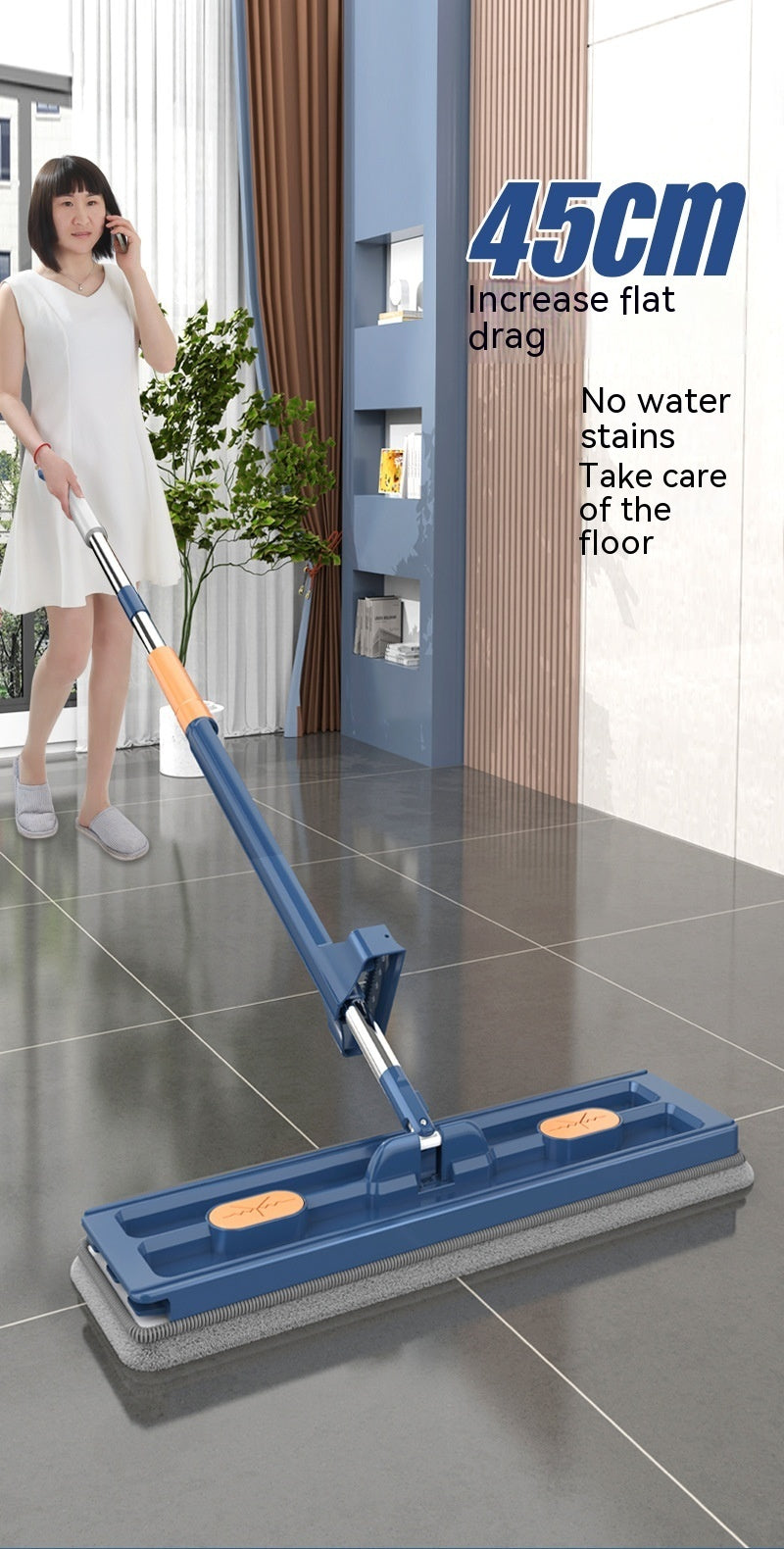 New Style Large Flat Mop 360 Rotating Mop