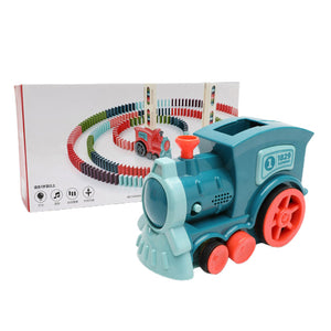 Auto-Release Electric Train & Block Puzzle Set