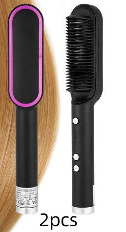 Dual-Function Hot Comb & Curling Tong