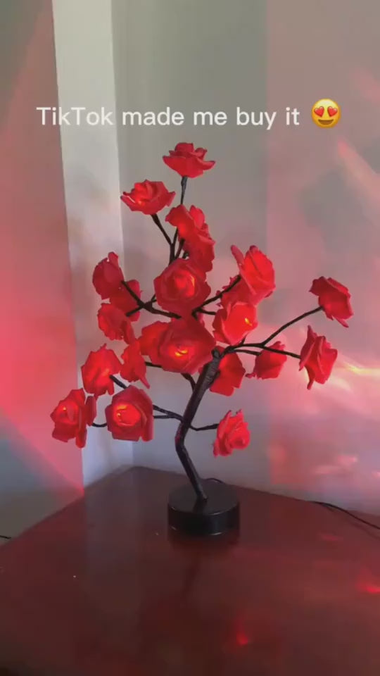 Rose Blossom LED USB Table Lamp