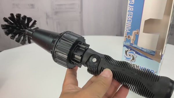 Water-driven Rotary Cleaning Brush